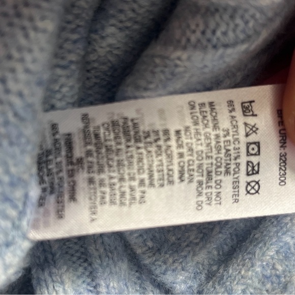 French Connection M marled Blue Sweater - Picture 5 of 6